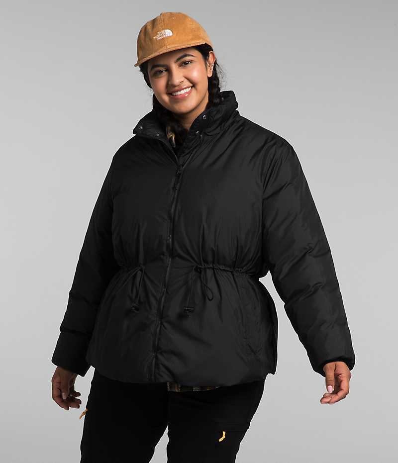 Doudoune The North Face Plus Lhotse Reversible Femme Noir | PARIS EXZUC