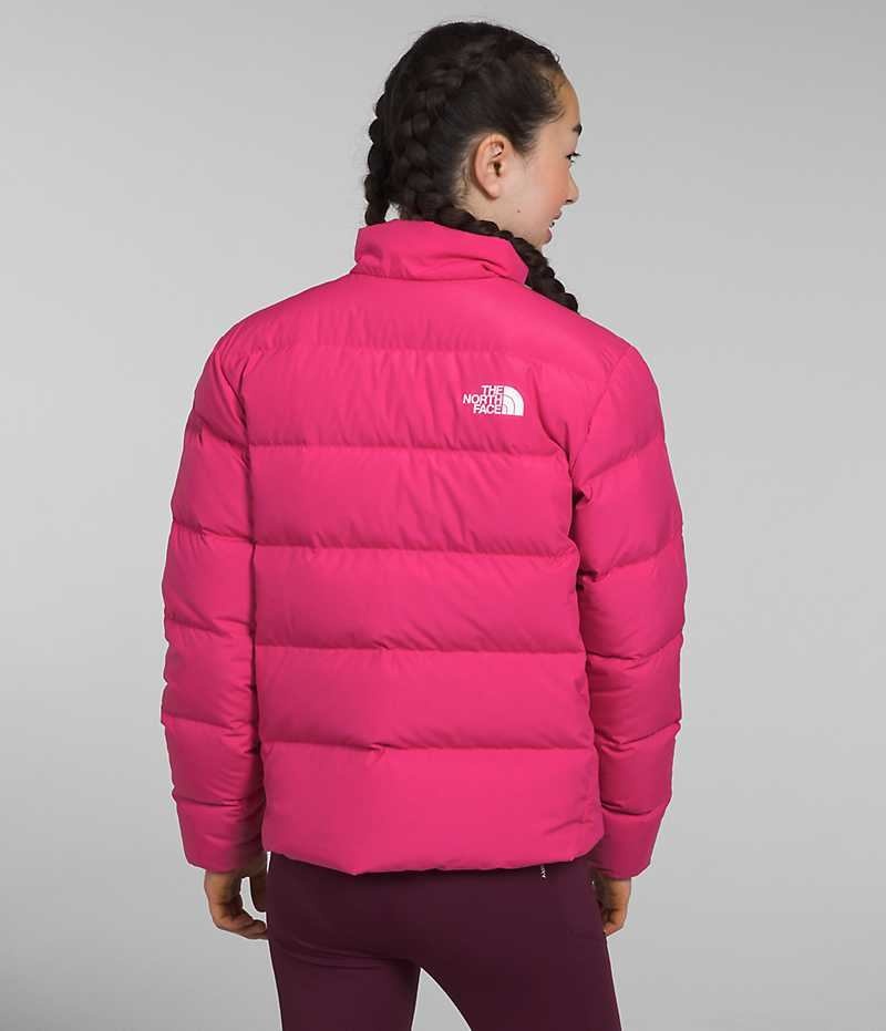 Doudoune The North Face Reversible North Fille Rose | FR MBRWX