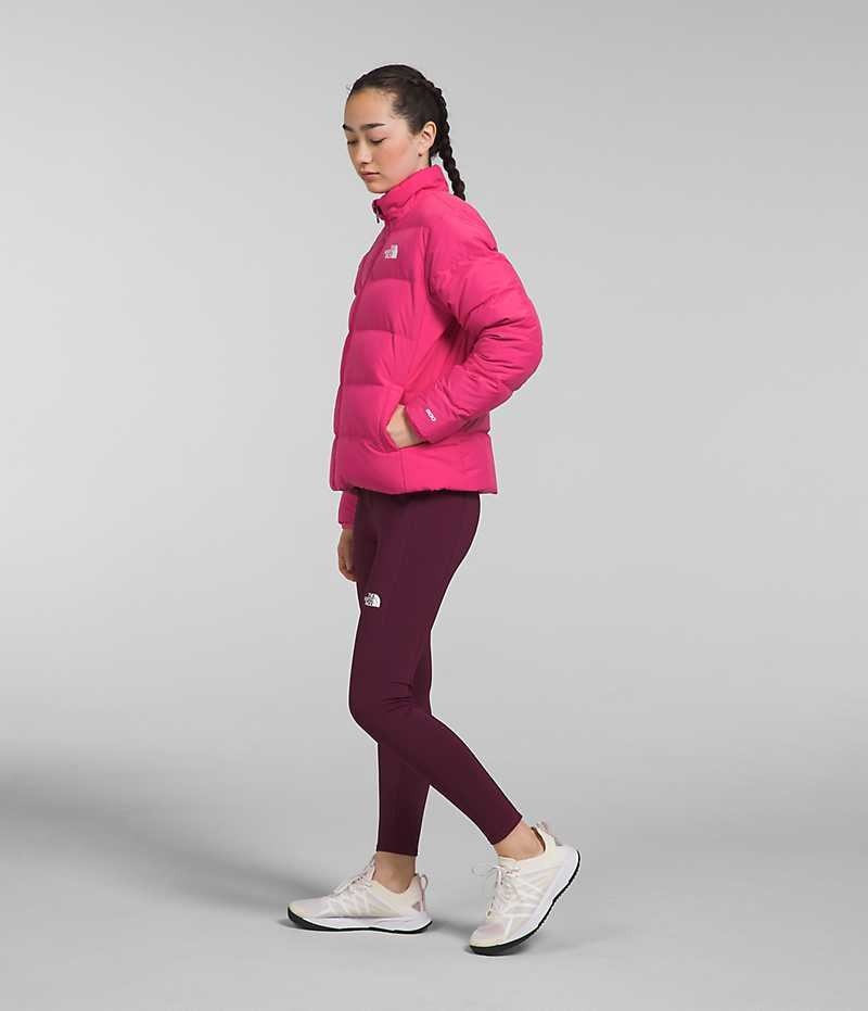 Doudoune The North Face Reversible North Fille Rose | FR MBRWX