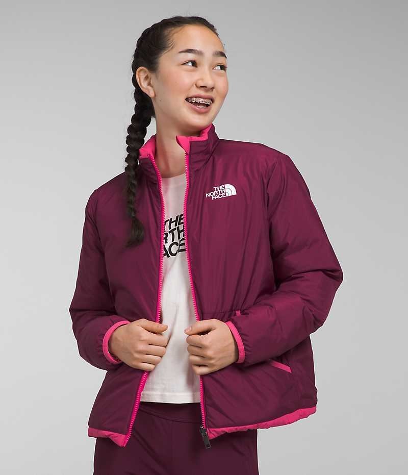 Doudoune The North Face Reversible North Fille Rose | FR MBRWX