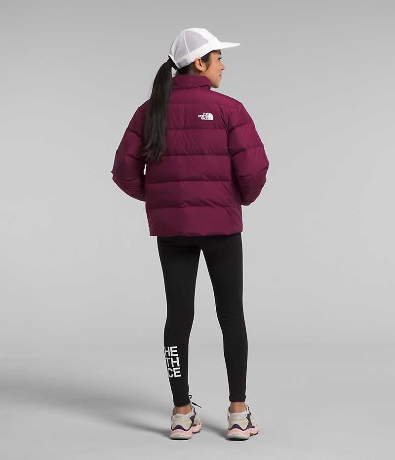 Doudoune The North Face Reversible North Fille Bordeaux | FRANCE RPJDL