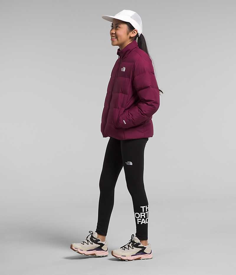 Doudoune The North Face Reversible North Fille Bordeaux | FRANCE RPJDL