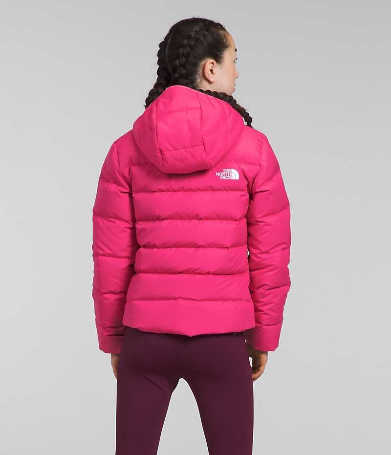 Doudoune The North Face Reversible North Encapuchonné Fille Rose | FR ELYRX