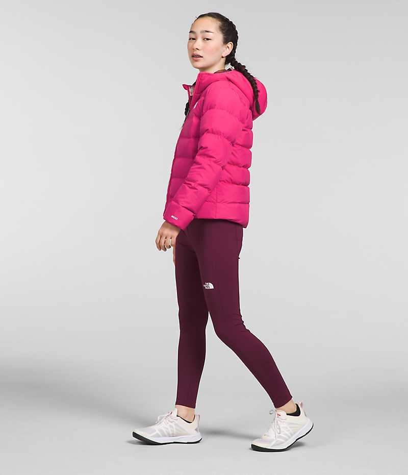 Doudoune The North Face Reversible North Encapuchonné Fille Rose | FR ELYRX