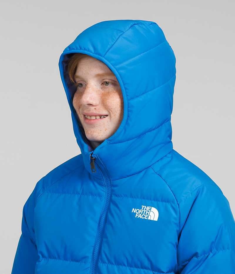 Doudoune The North Face Reversible North Encapuchonné Garcon Bleu | FRANCE IMZTF