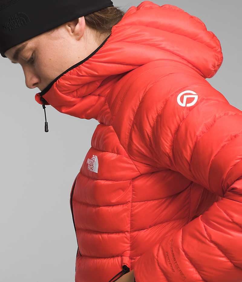 Doudoune The North Face Summit Series Breithorn Hoodie Femme Orange | FR NGJDO