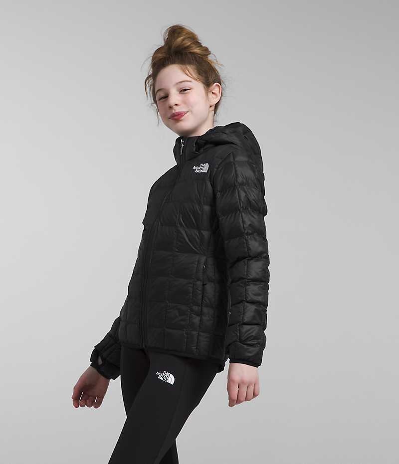 Doudoune The North Face ThermoBall™ Encapuchonné Fille Noir | FR ZFGRH