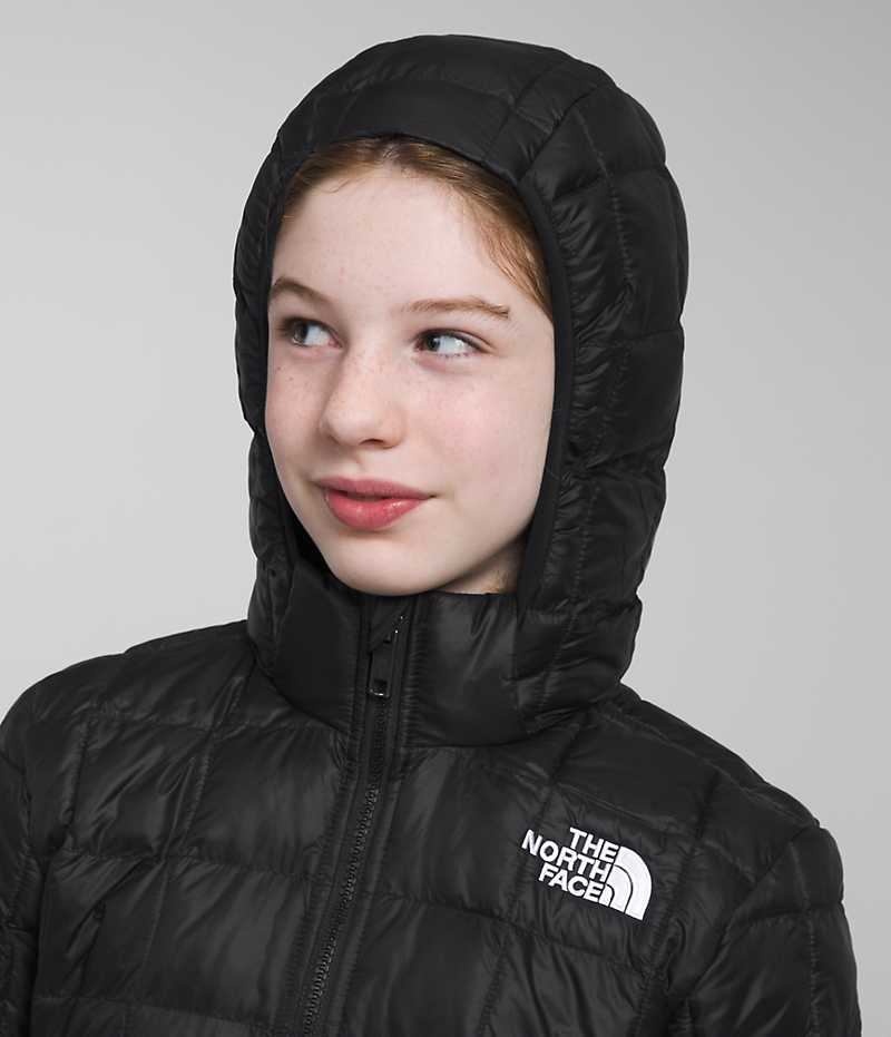 Doudoune The North Face ThermoBall™ Encapuchonné Fille Noir | FR ZFGRH