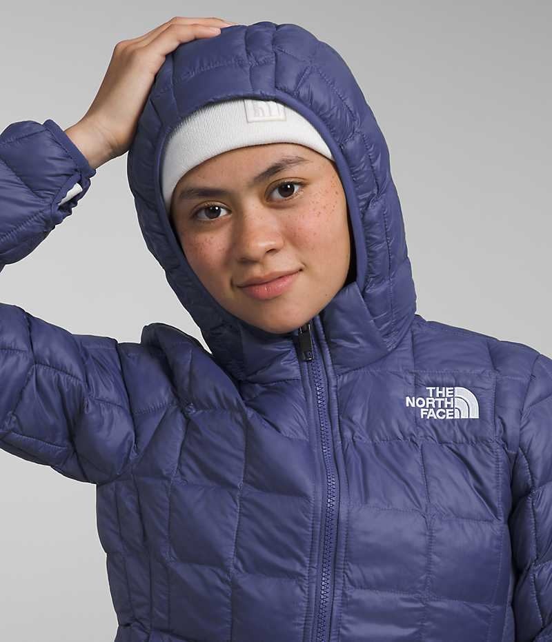 Doudoune The North Face ThermoBall™ Encapuchonné Fille Bleu | FRANCE PKANI