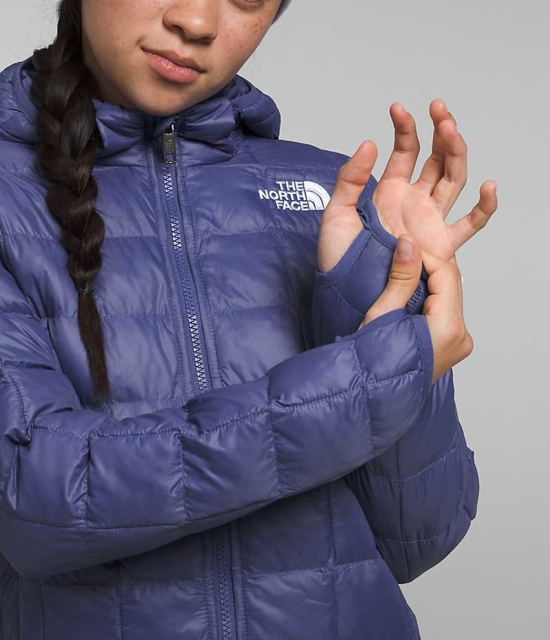 Doudoune The North Face ThermoBall™ Encapuchonné Fille Bleu | FRANCE PKANI