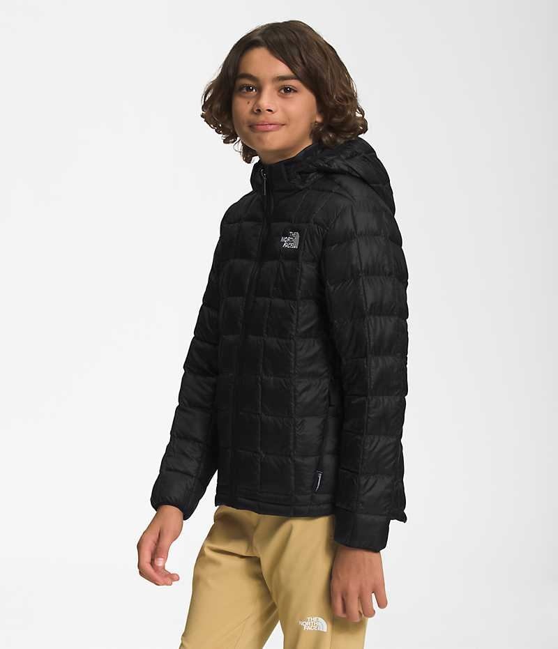 Doudoune The North Face ThermoBall™ Encapuchonné Garcon Noir | FRANCE JKUGH