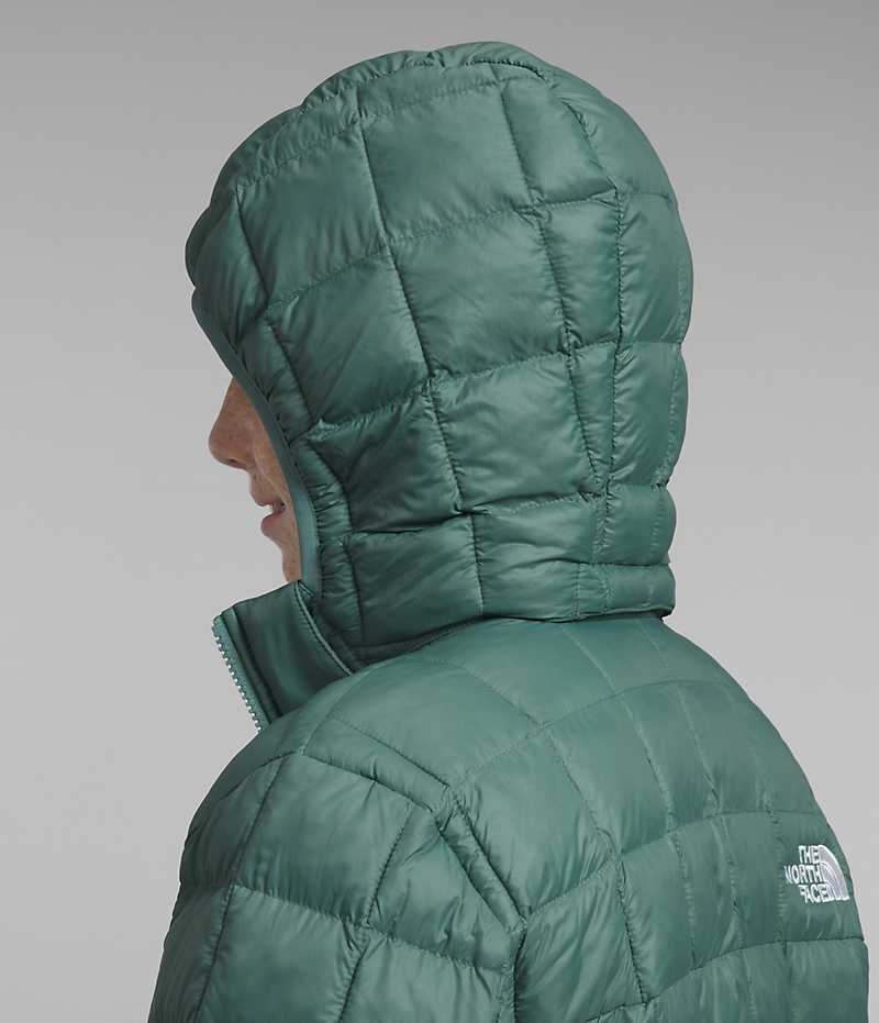 Doudoune The North Face ThermoBall™ Encapuchonné Garcon Vert | FR RWXKD