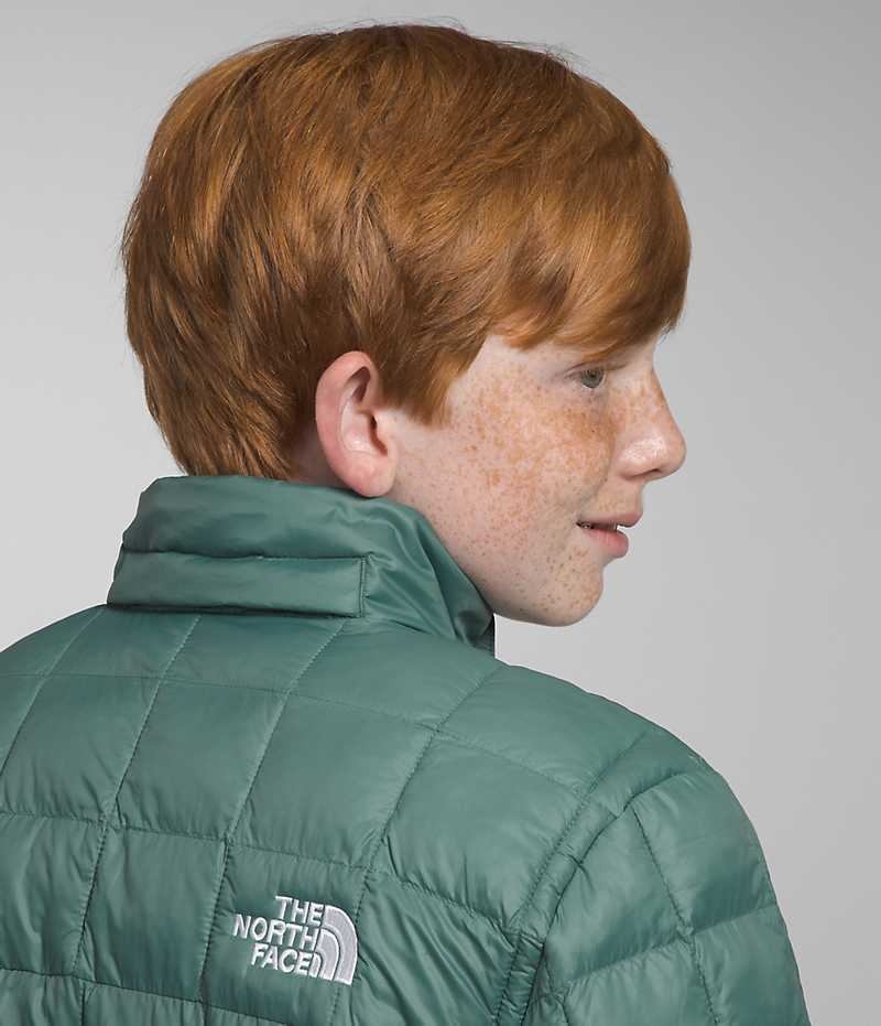 Doudoune The North Face ThermoBall™ Encapuchonné Garcon Vert | FR RWXKD