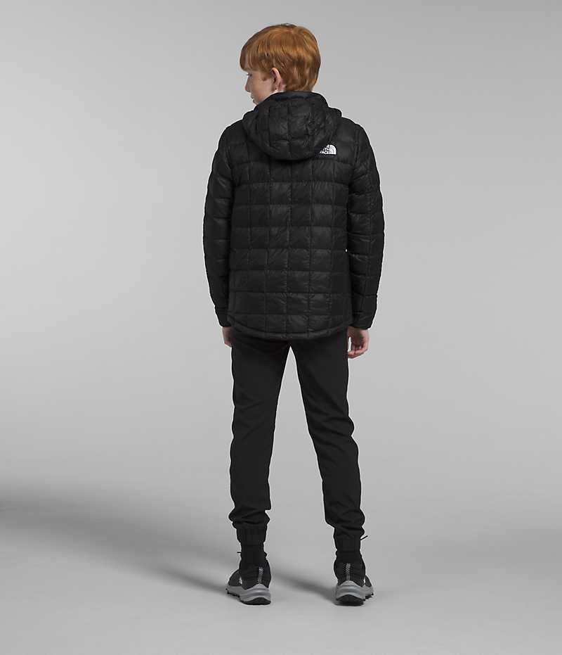 Doudoune The North Face ThermoBall™ Encapuchonné Garcon Noir | FRANCE MXPQW