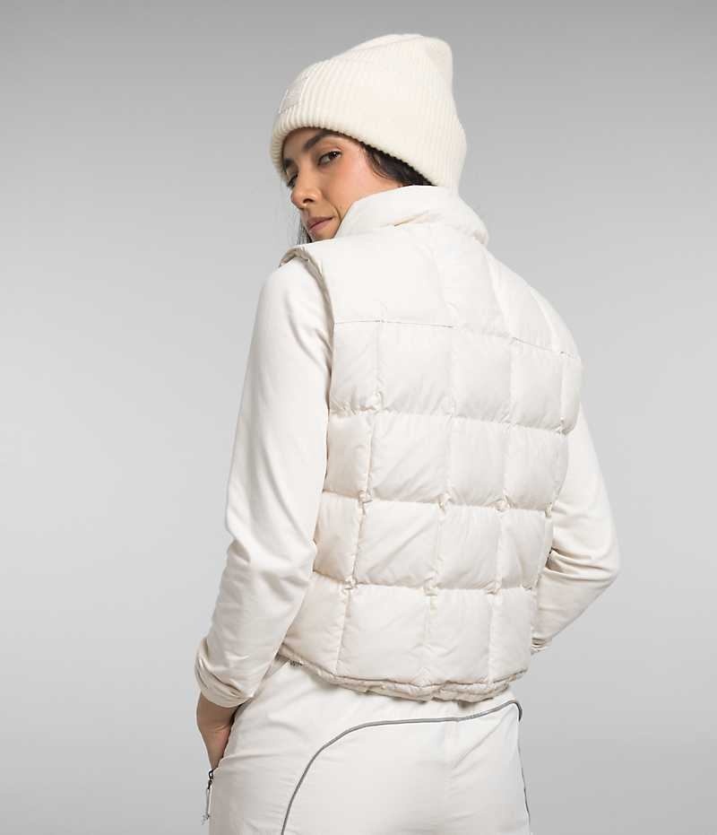 Gilet The North Face Lhotse Reversible Femme Blanche | FRANCE JDVFL