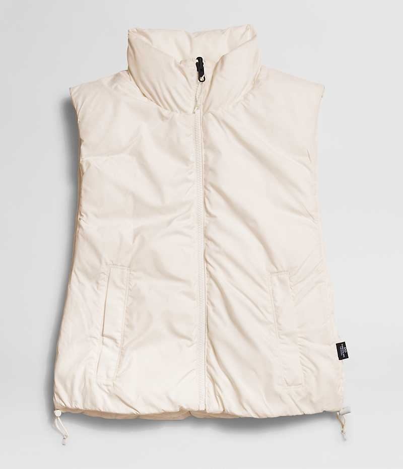 Gilet The North Face Lhotse Reversible Femme Blanche | FRANCE JDVFL