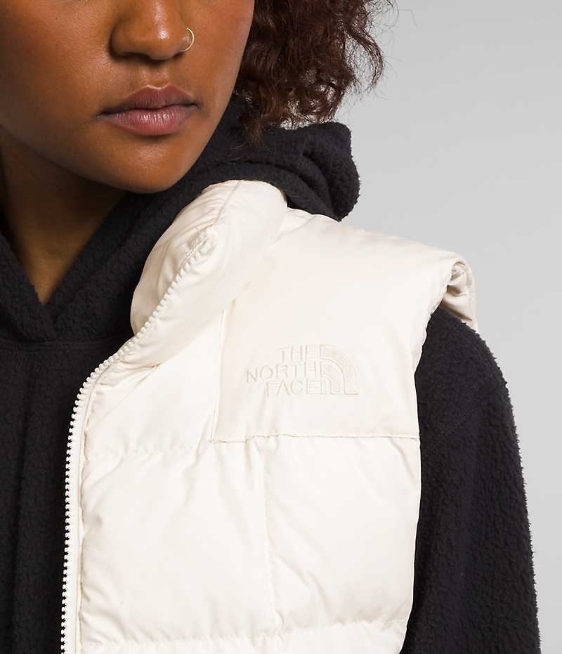 Gilet The North Face Lhotse Reversible Femme Blanche | FRANCE JDVFL