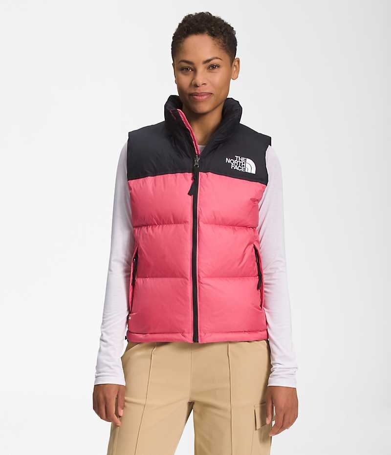 Gilet en Duvet The North Face 1996 Retro Nuptse Femme Rose | PARIS WFXSA