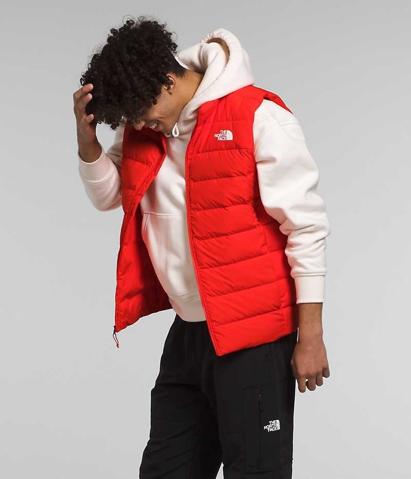 Gilet en Duvet The North Face Aconcagua 3 Homme Rouge | PARIS CVDXQ