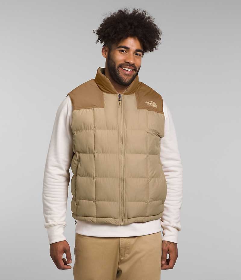 Gilet en Duvet The North Face Lhotse Reversible Homme Kaki | FRANCE OSKBP