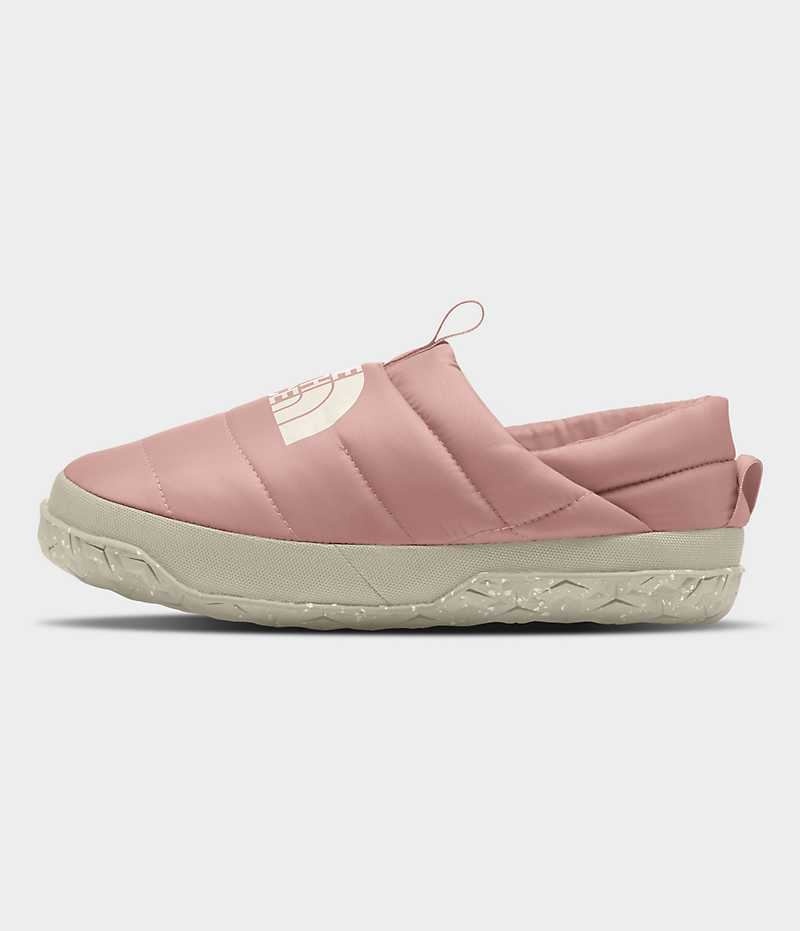 Mules The North Face Nuptse Femme Rose | PARIS CVWOA