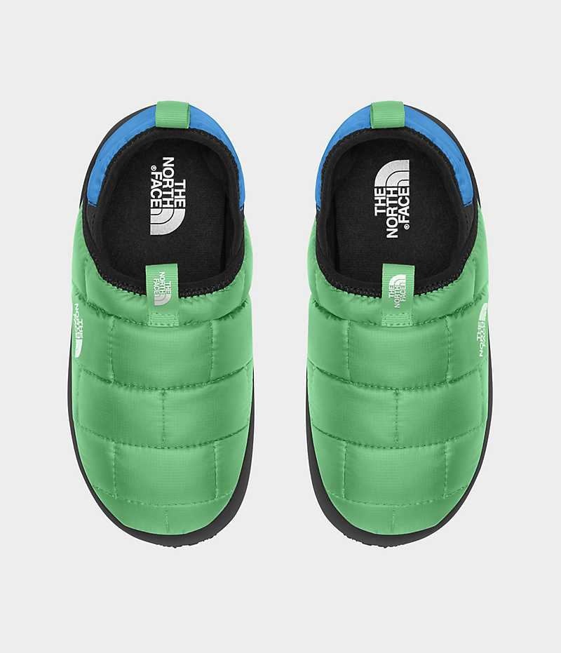 Mules The North Face ThermoBall™ Traction II Fille Vert Bleu | FRANCE ZKLUV