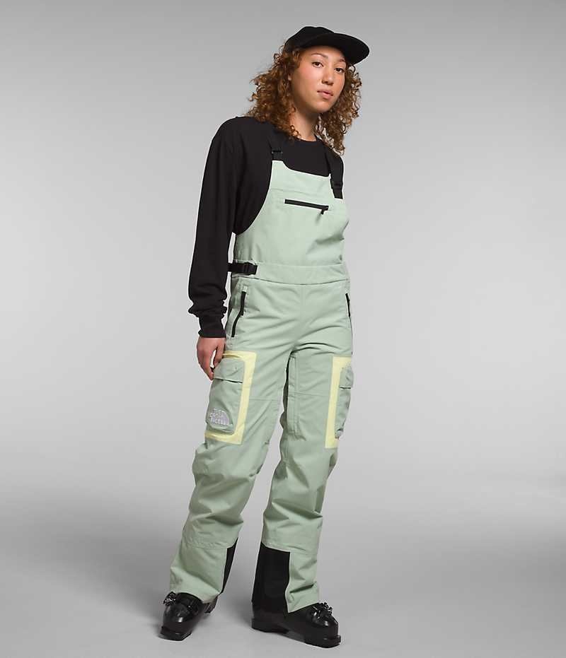 Pantalon Bib The North Face Dragline Femme Menthe | PARIS FXNYU