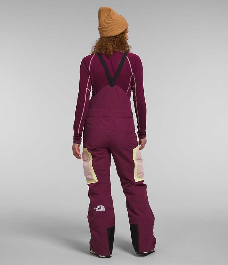 Pantalon Bib The North Face Dragline Femme Bordeaux | FRANCE LJAKI