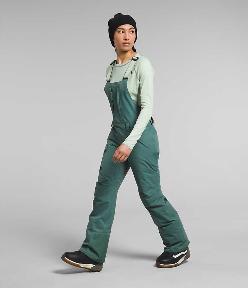 Pantalon Bib The North Face Freedom Insulated Femme Vert | FR BGOJP