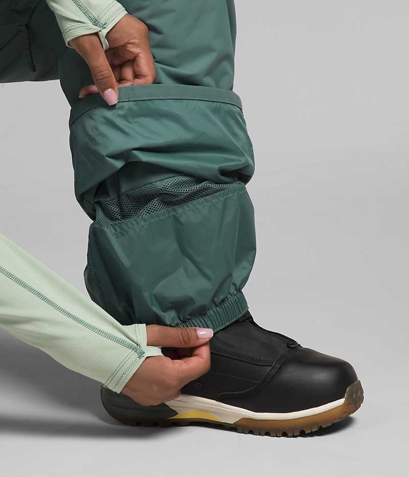 Pantalon Bib The North Face Plus Freedom Insulated Femme Vert | PARIS EFCKN