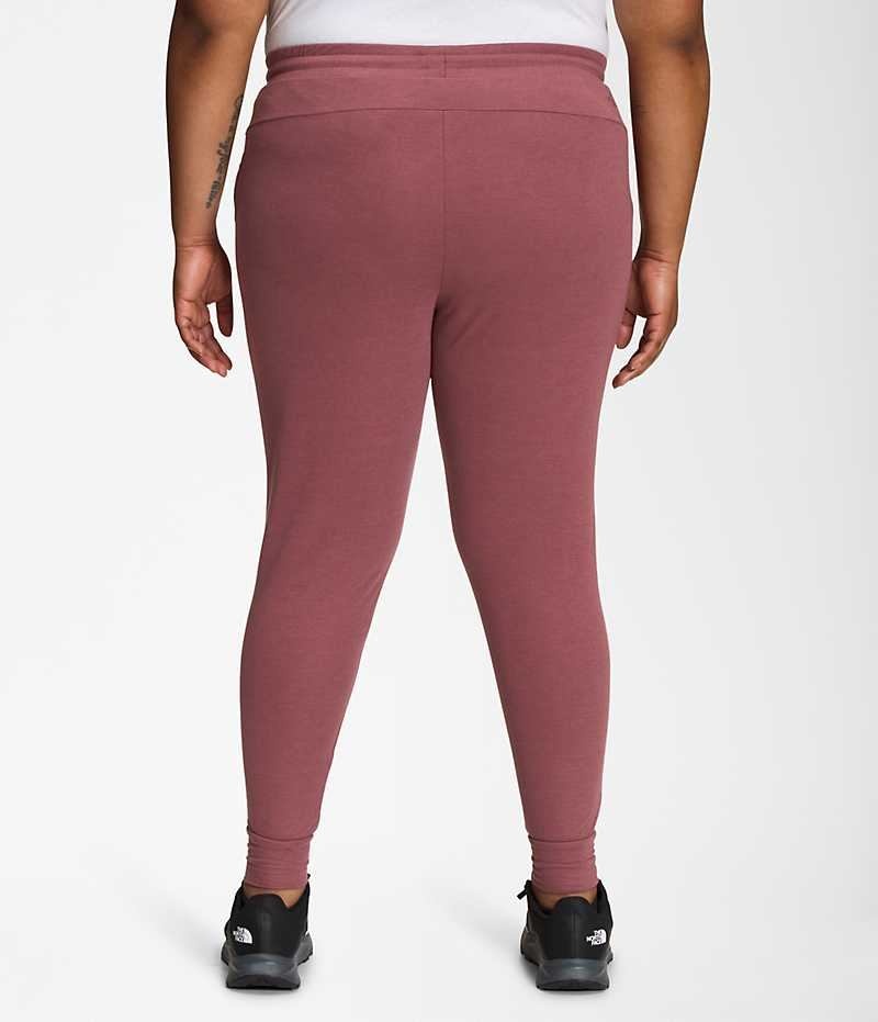 Pantalon Jogging The North Face Plus Westbrae Knit Femme Rouge | PARIS HGTUI