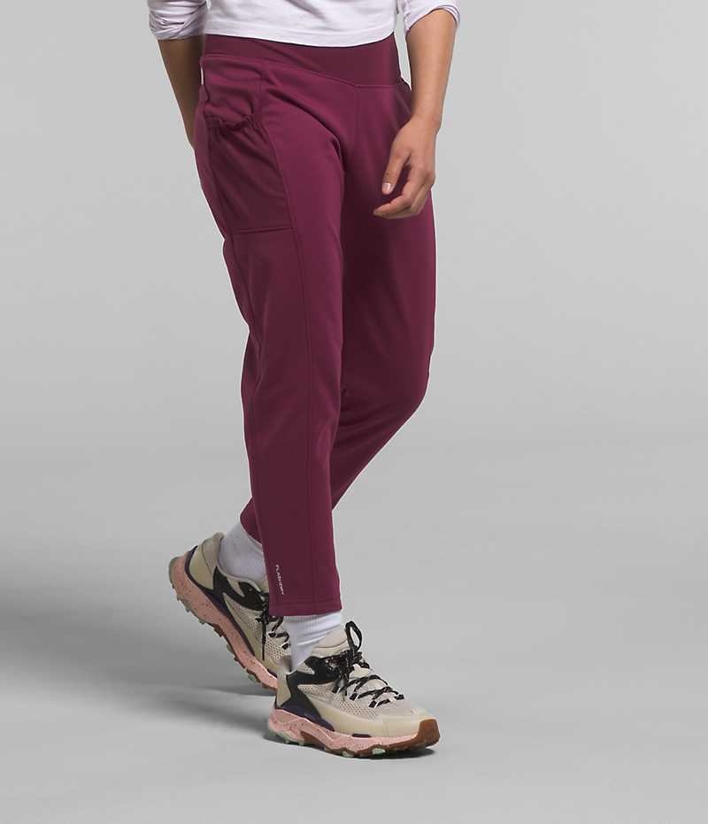 Pantalon The North Face D'hiver Warm Fille Bordeaux | FRANCE UPFME