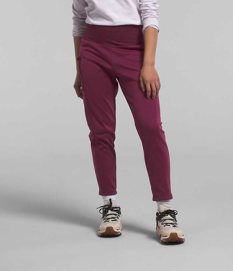 Pantalon The North Face D\'hiver Warm Fille Bordeaux | FRANCE UPFME