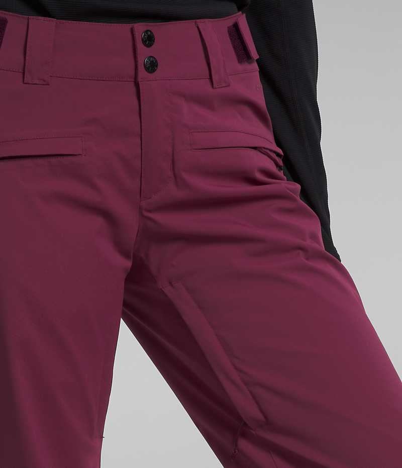 Pantalon The North Face Freedom Stretch Femme Bordeaux | FRANCE QURSG