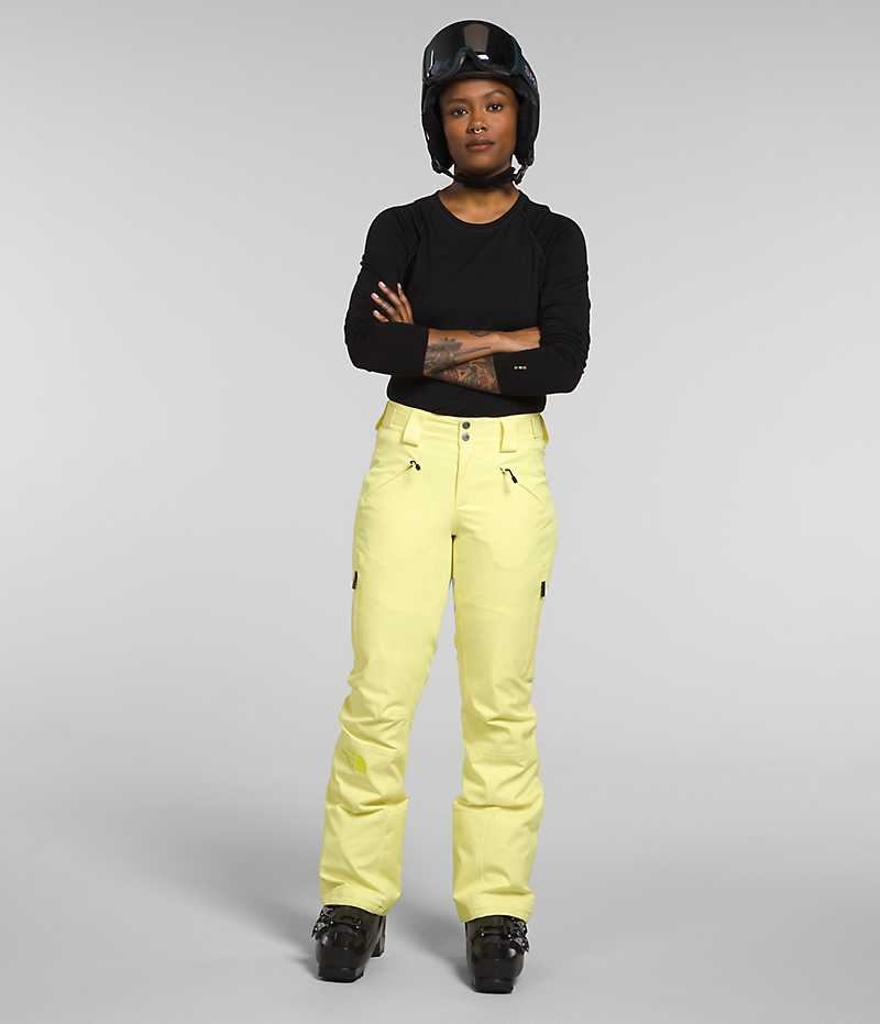 Pantalon The North Face Lenado Femme Jaune | FR BCDRJ