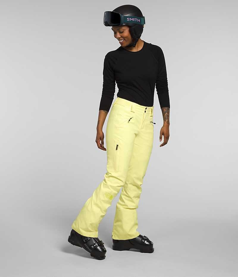 Pantalon The North Face Lenado Femme Jaune | FR BCDRJ