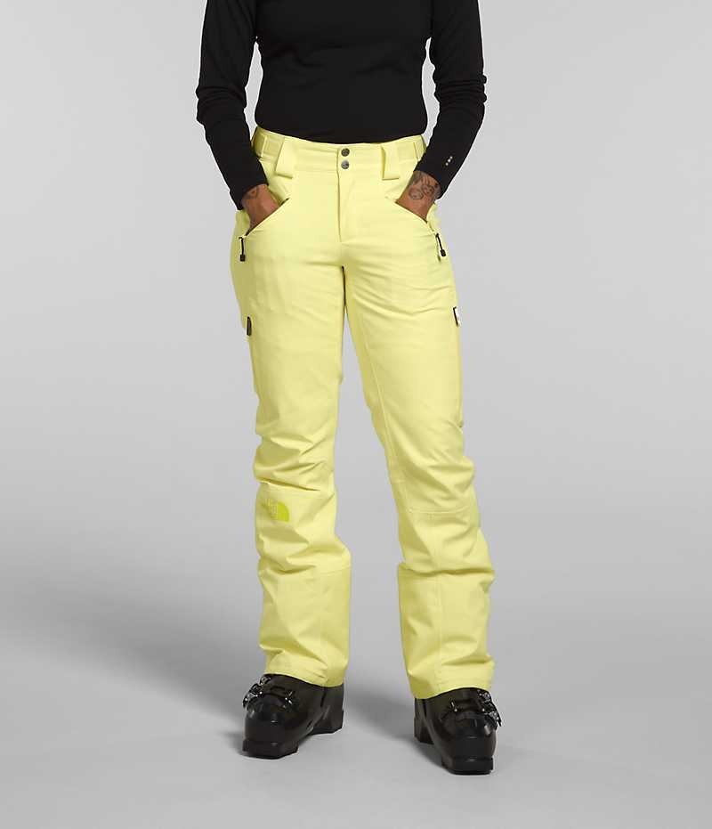 Pantalon The North Face Lenado Femme Jaune | FR BCDRJ