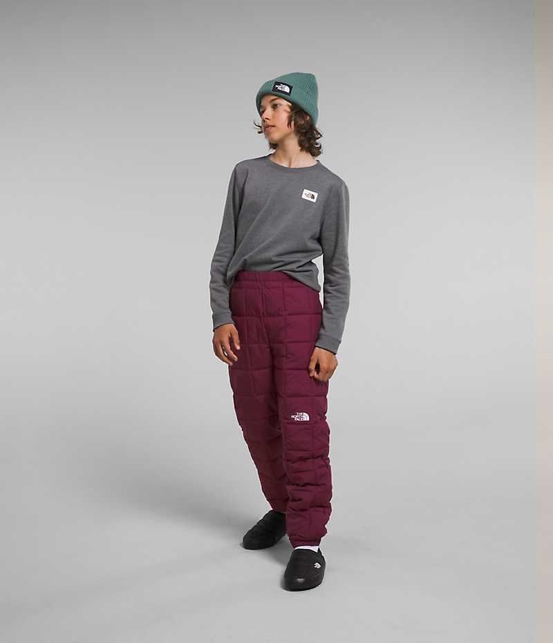 Pantalon The North Face Lhotse Garcon Bordeaux | FRANCE WPBEO