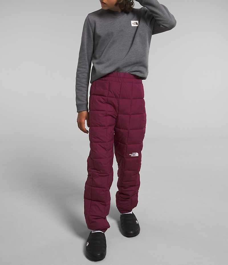 Pantalon The North Face Lhotse Garcon Bordeaux | FRANCE WPBEO