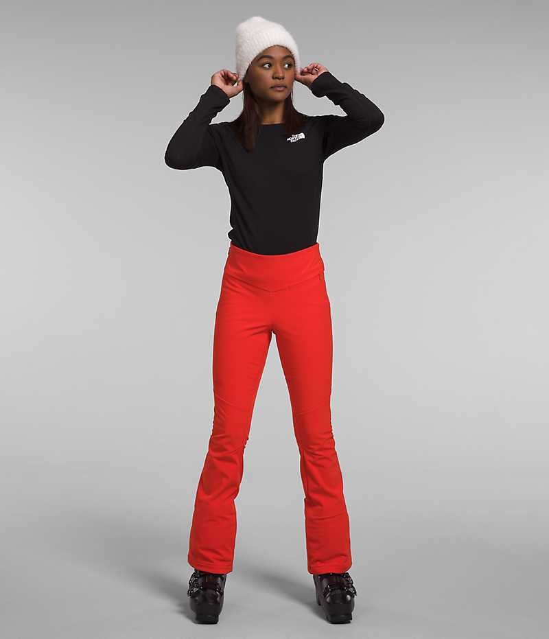 Pantalon The North Face Snoga Femme Rouge | FR SXODZ