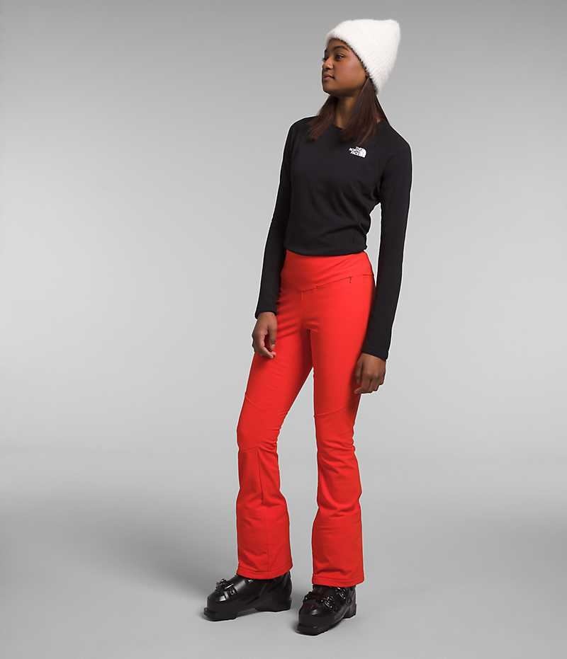 Pantalon The North Face Snoga Femme Rouge | FR SXODZ