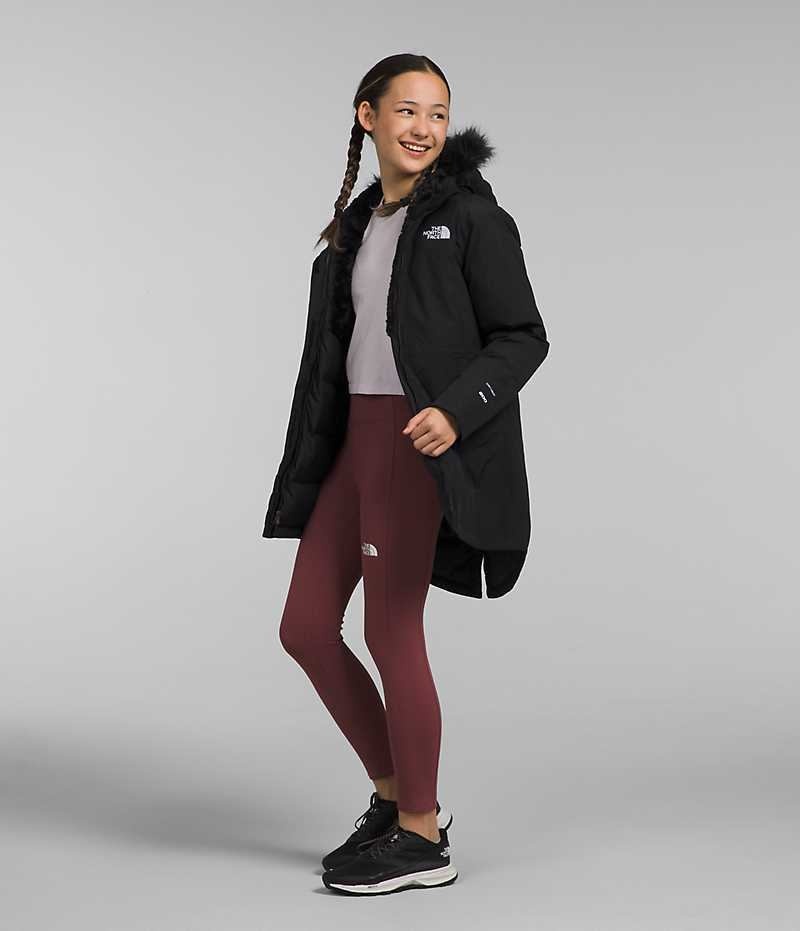 Parka The North Face Arctic Fille Noir | FRANCE ELVUQ