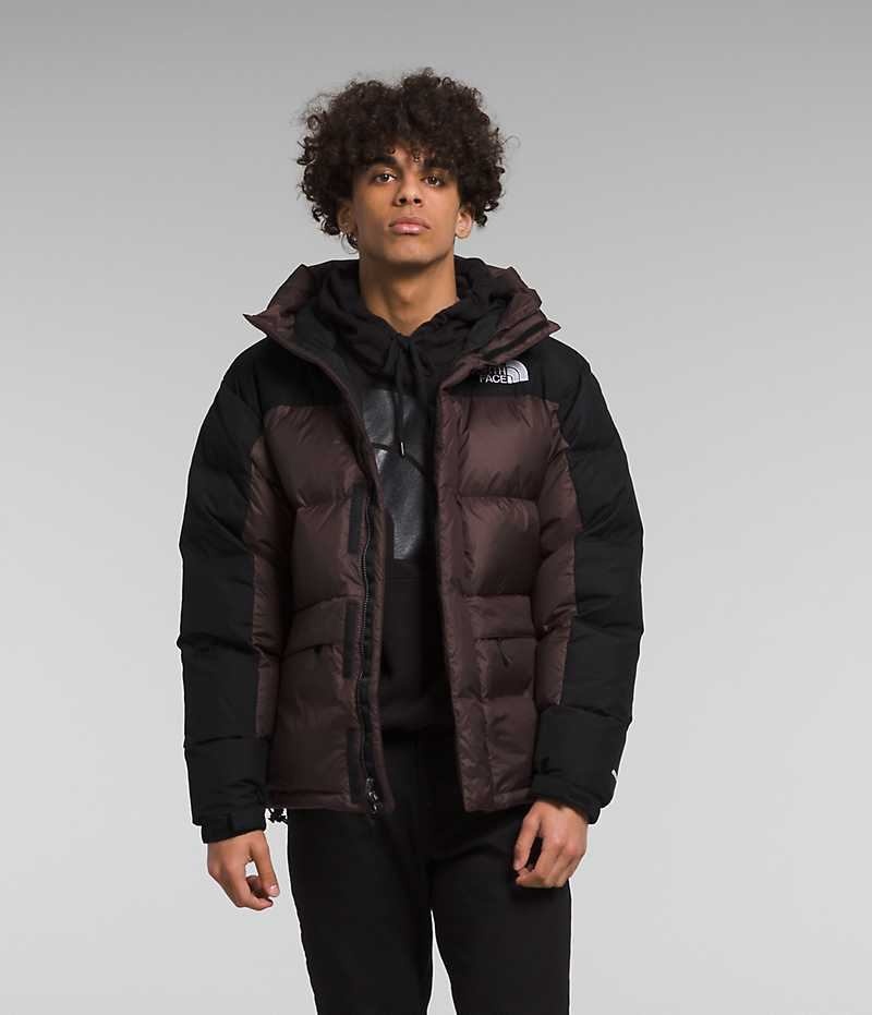 Parka The North Face HMLYN Down Homme Bordeaux Noir | FRANCE DPALS