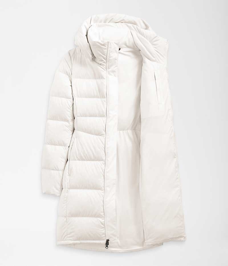 Parka The North Face Metropolis Femme Blanche | PARIS SWBRI