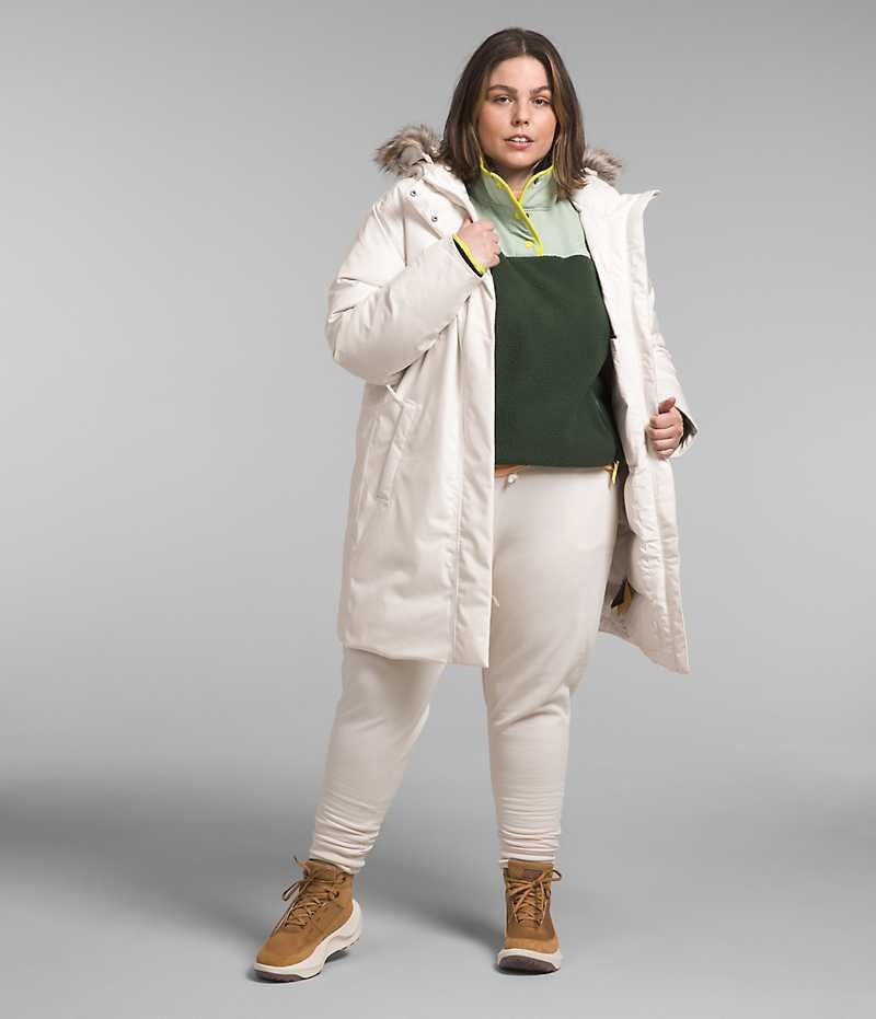 Parka The North Face Plus Arctic Femme Blanche | FRANCE FBQLK