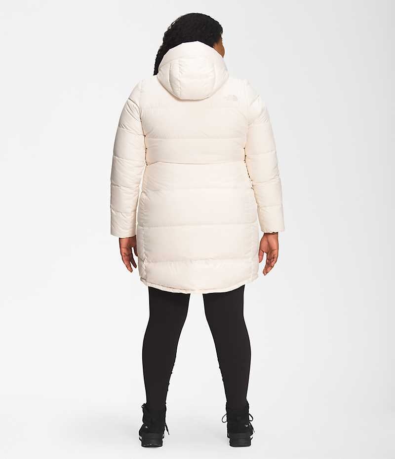 Parka The North Face Plus Metropolis Femme Blanche | FR NELZY