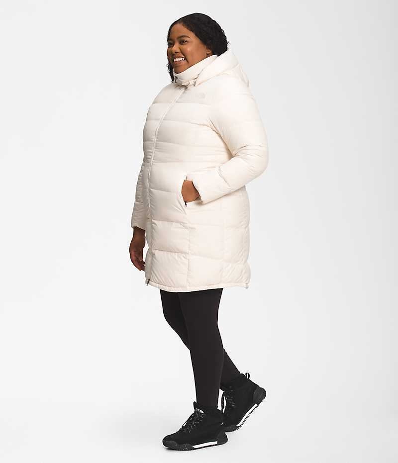 Parka The North Face Plus Metropolis Femme Blanche | FR NELZY