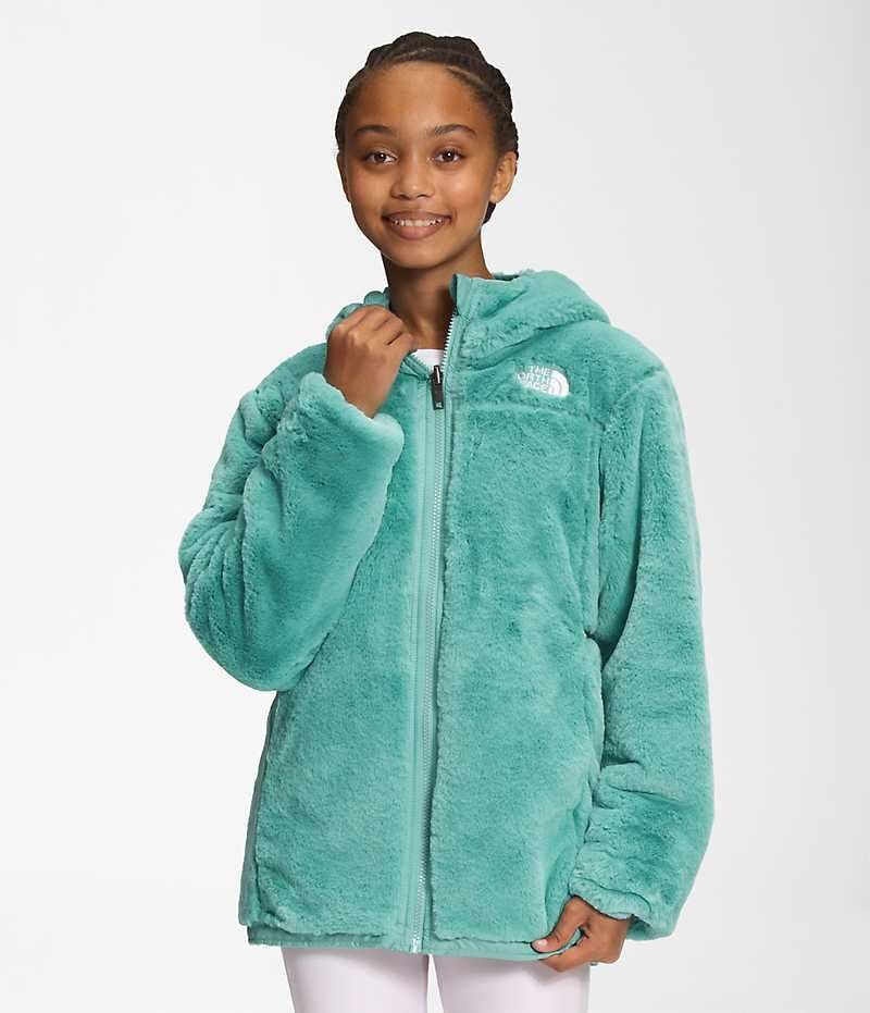 Parka The North Face Reversible Mossbud Fille Turquoise | PARIS EOKSL