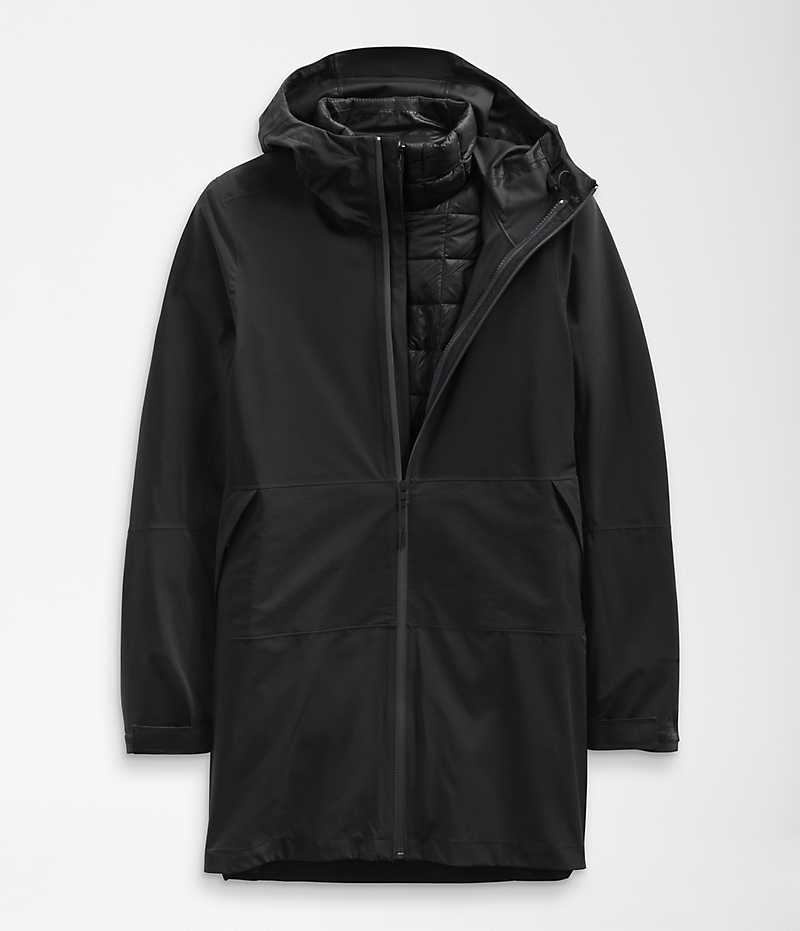 Parka The North Face ThermoBall™ Eco Triclimate® Femme Noir | PARIS ROEXI