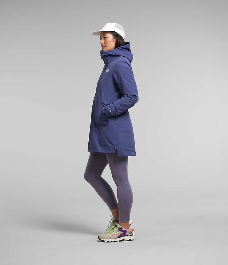 Parka The North Face ThermoBall™ Eco Triclimate® Femme Bleu | FR PRSXQ